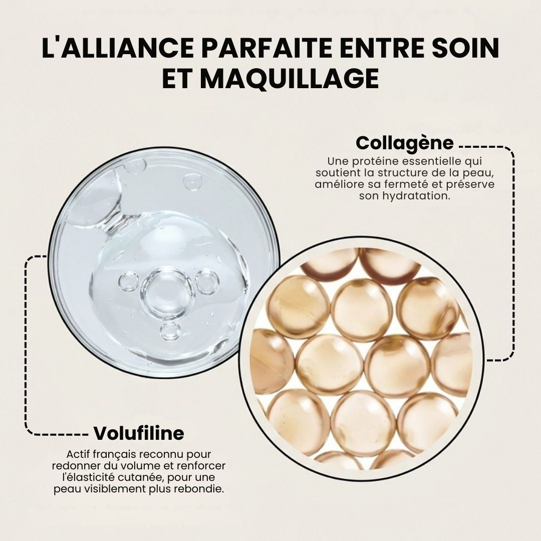 Fond de teint avec pinceau intégré