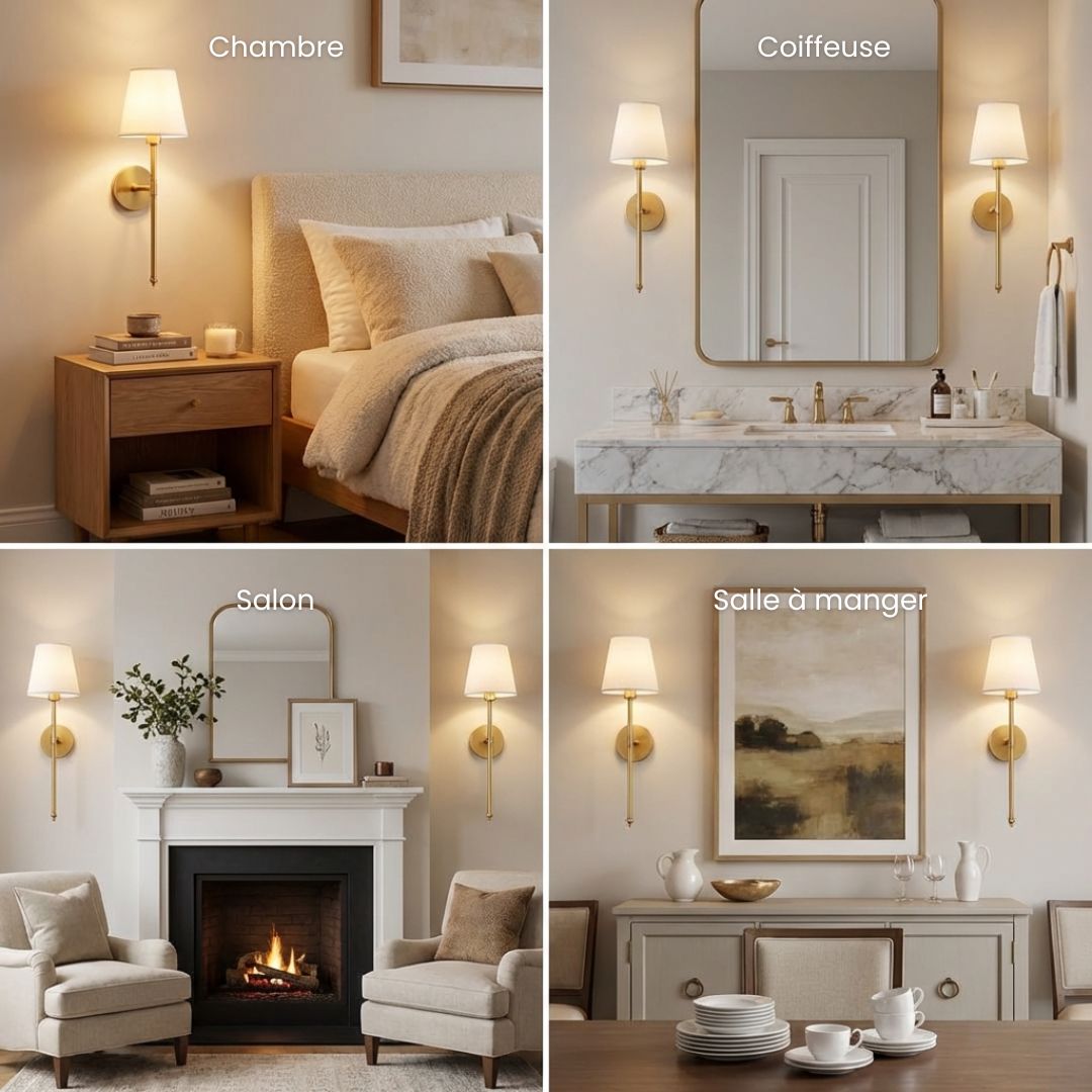 Lampes Murales LED Adhésives Sans Fil