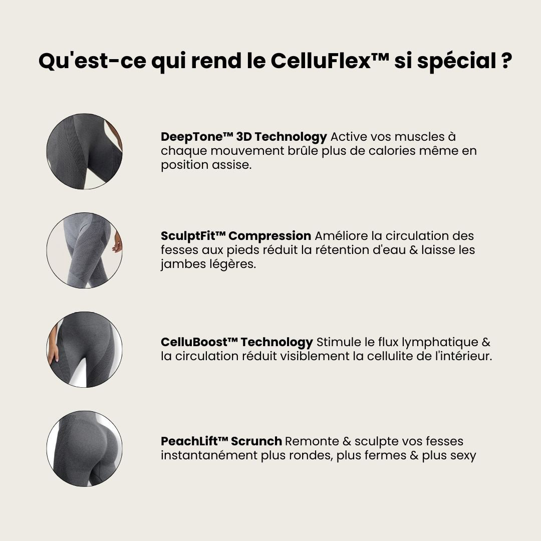 Legging Sculptant Anti-Cellulite 3D