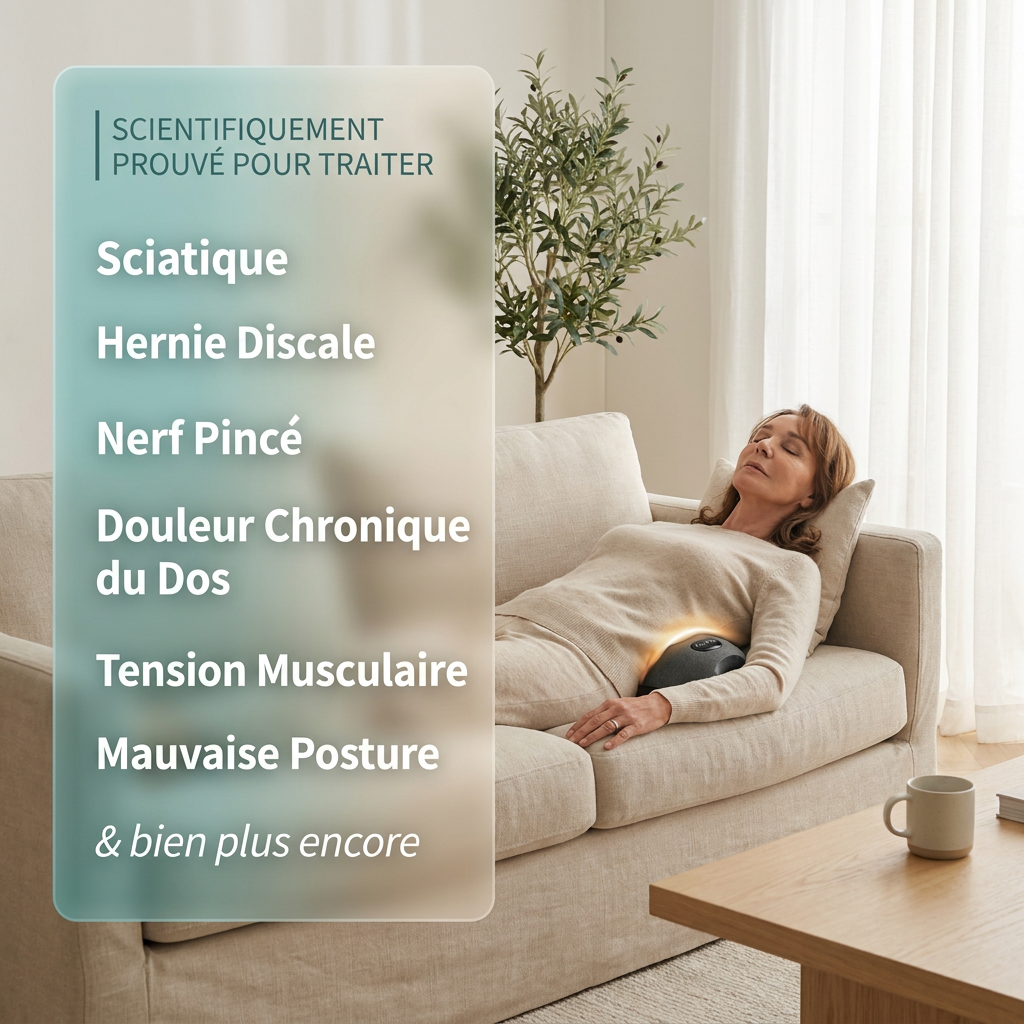 Décompresseur Lombaire Anti-Douleur 3-en-1