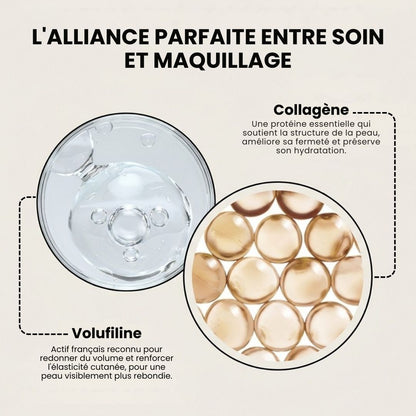 Fond de teint avec pinceau intégré