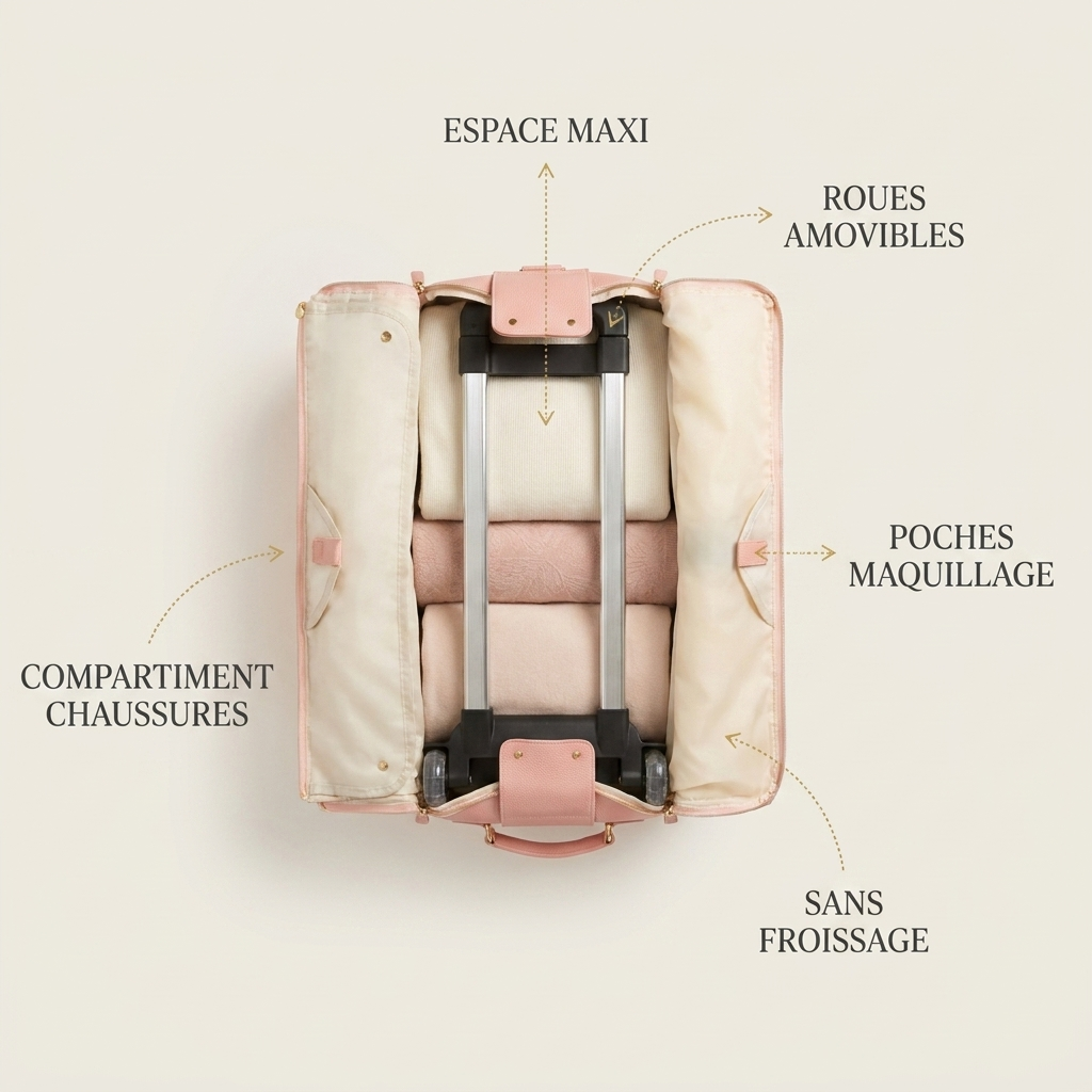 Sac de voyage dépliable