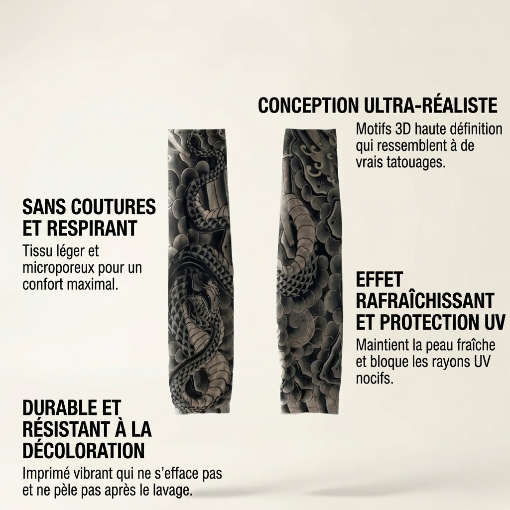 Manchette de Tatouage invisibles