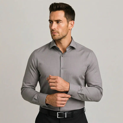 Chemise Infroissable à Coupe Ajustée