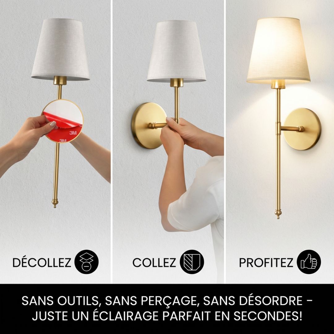 Lampes Murales LED Adhésives Sans Fil
