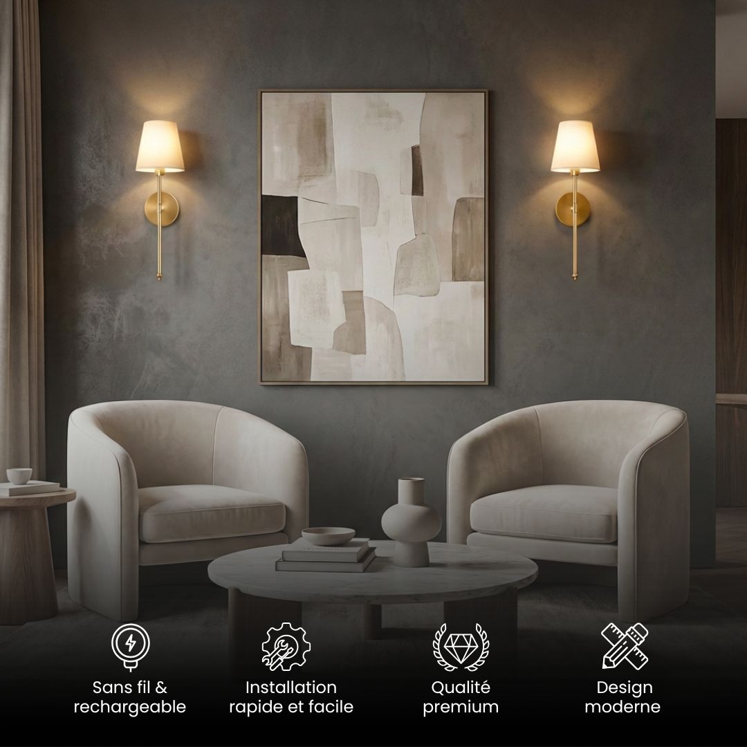 Lampes Murales LED Adhésives Sans Fil
