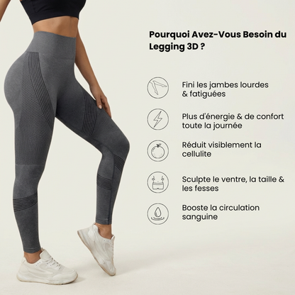 Legging Sculptant Anti-Cellulite 3D