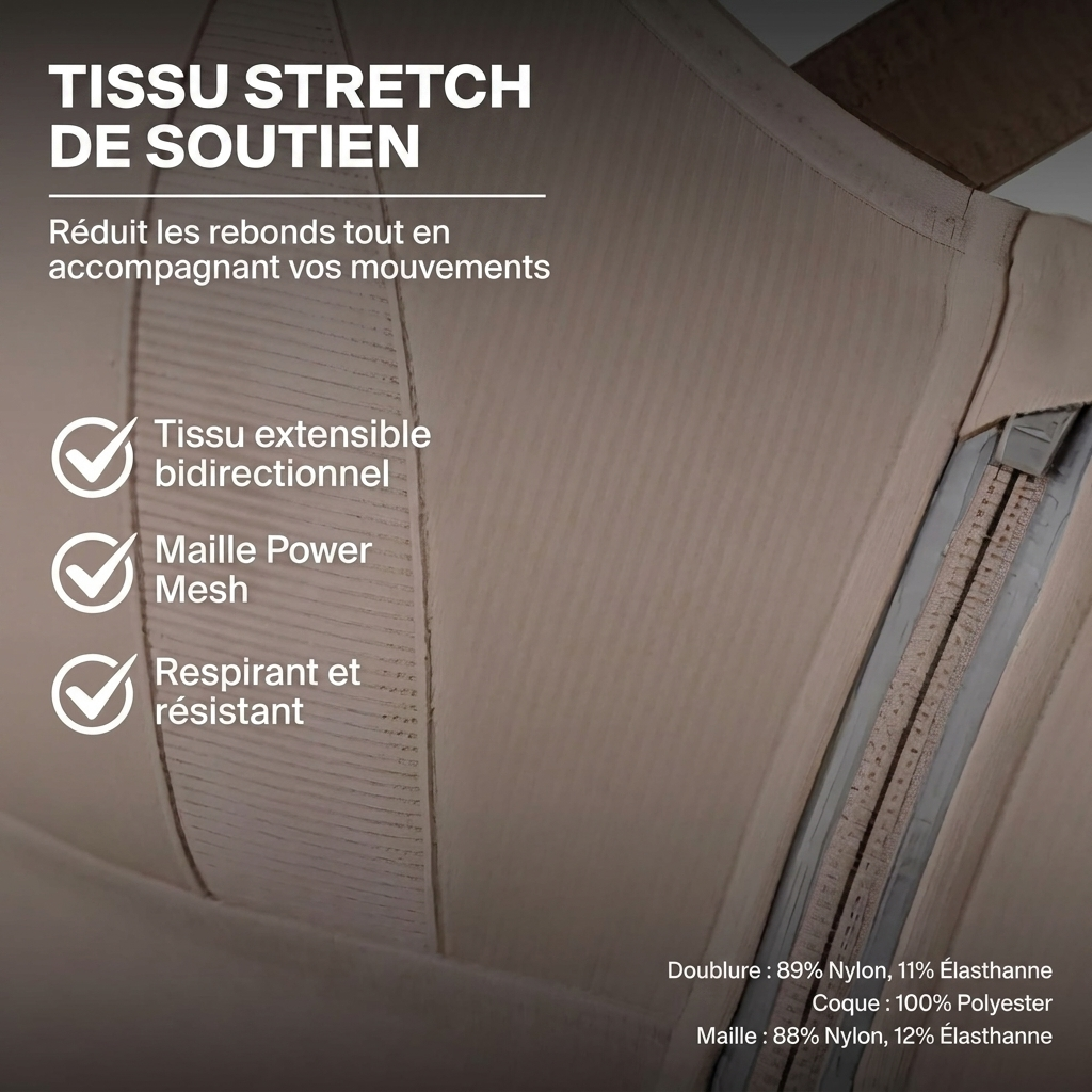 Brassière Sport Maintien Ferme Sans Armature