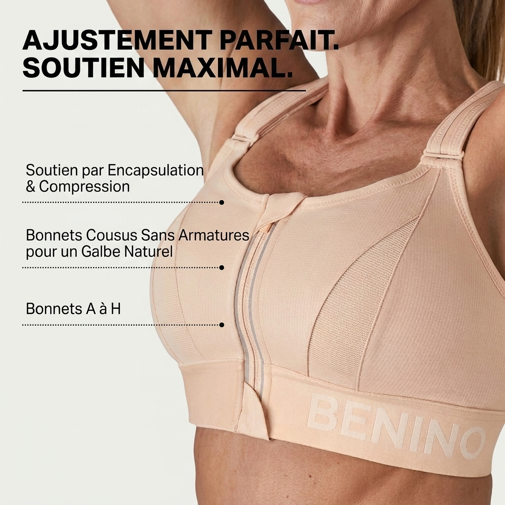 Brassière Sport Maintien Ferme Sans Armature