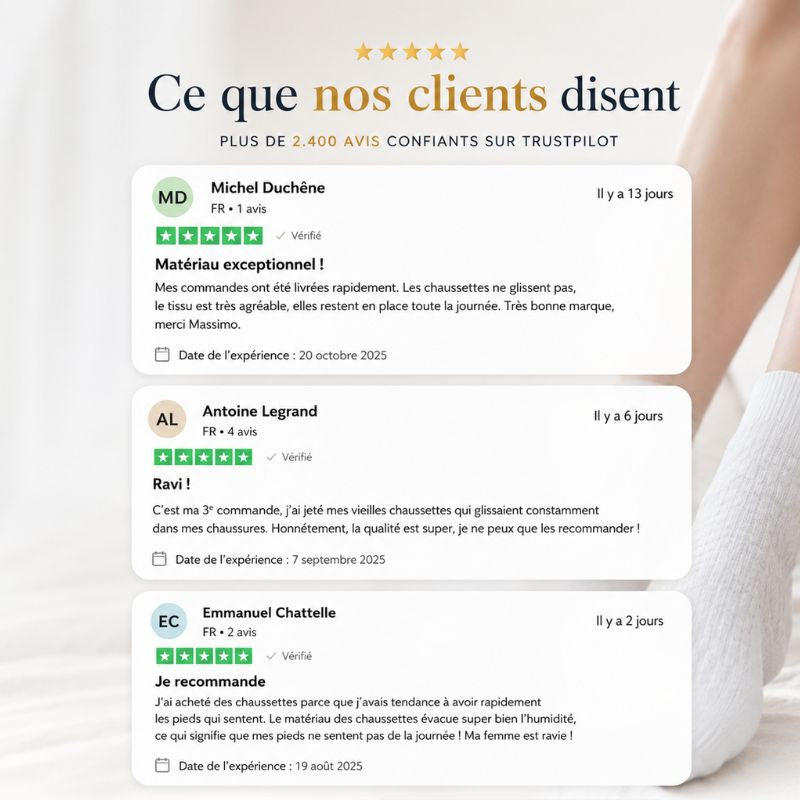 Chaussettes Ultra-Douces en Bambou