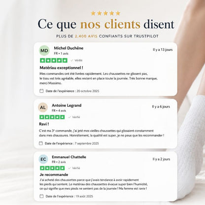 Chaussettes Ultra-Douces en Bambou
